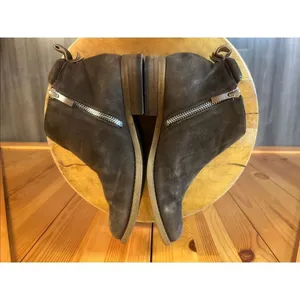Franco Sarto Keegan Nimbus Grey LE Bootie Brown Flat 6.5 thumbnail 6