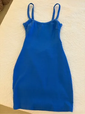 Princess Polly Electric Blue Cut-Out Mini Dress thumbnail 2