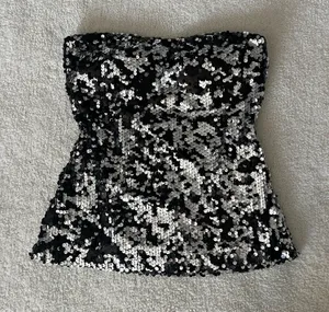 Frederick’s of Hollywood Sequin Tube Top thumbnail 1