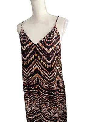 ELAN Animal Print Maxi Dress Size Large NEW NWT thumbnail 3