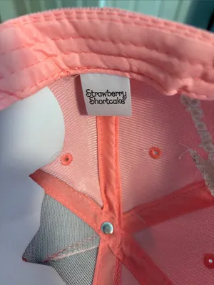 Strawberry Shortcake Pink Corduroy'Berry Cute' Graphic Adjustable Baseball Hat thumbnail 9