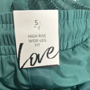 YMI Jeans Teal Snap-Button Wide Leg Pants thumbnail 6
