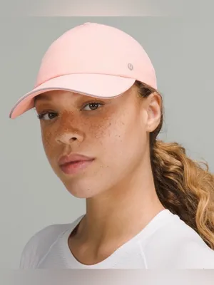 Lululemon NWT Fast & Free Hat Women's Pink Adjustable Baseball Cap Wordmark thumbnail 2