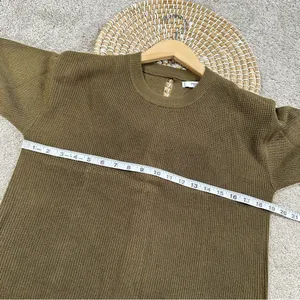 NWT Mango Women’s Crewneck Knit Sweater Longsleeve in Dark Olive S thumbnail 12