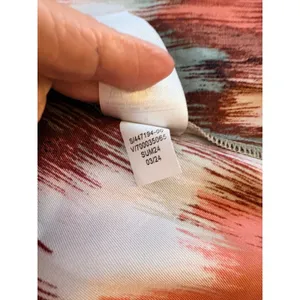 Banana Republic Halter Midi Dress Womens 6 Orange‎ Green New Abstract Ikat Print thumbnail 16