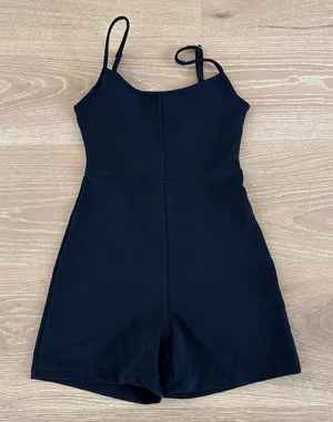 White Fox Playsuit Romper Clearly Into You Size S Black thumbnail 1