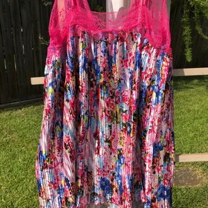 NWOT VS x Mary Katrantzou Satin and Lace Chemise S thumbnail 6