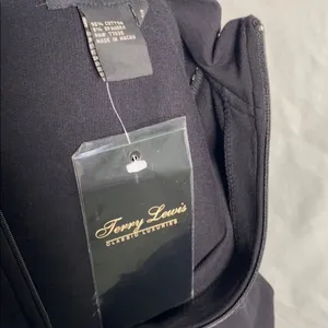 Terry Lewis Classic Luxuries Tunic Womens Size S Black Quarter Zip Cotton Sporty thumbnail 7