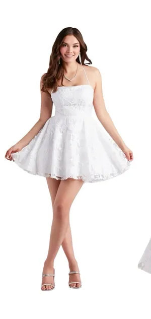 Windsor Joanna Sequin Lace Party Dress Size L thumbnail 1