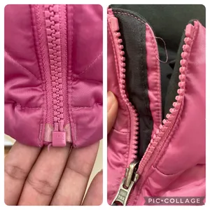 The North Face Pink Goose Down Puffer Winter Ski Snow Quilted Lined Jacket 550 thumbnail 12