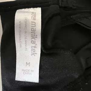 MARIKA TEK Padded Exercise Bra Black Cutout Mesh Racer Back Womens Size Medium thumbnail 8