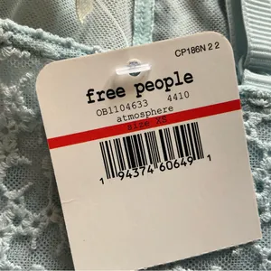 Free people Lele longline lace bra bralette blue corset size XS thumbnail 6