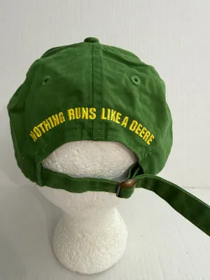 Cary Francis John Deere Green Baseball Cap with Yellow Logo thumbnail 4