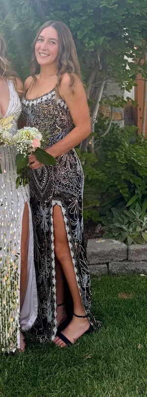 Primavera Couture Beaded Prom Dress thumbnail 1