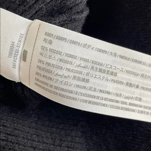 Abercrombie & Fitch Black V-Neck Sweater thumbnail 6