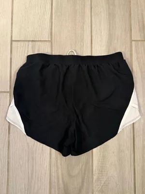 Under Armour Black Athletic Shorts with White Accent thumbnail 5