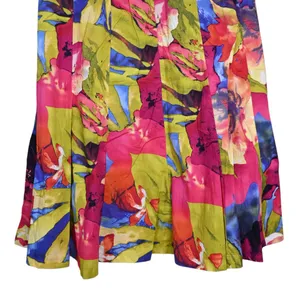 Madison Leigh Women's 10 A Line Floral Print Knee Length Lined Dress thumbnail 5