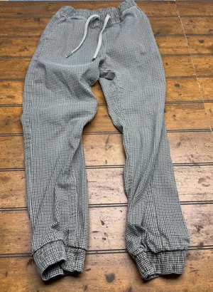 Houndstooth Jogger‎ Pants Women's Drawstring Elastic Waist Casual Comfort Fit thumbnail 1
