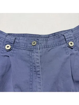 Bill Blass Jeans Women’s Size 14 Periwinkle Blue Pleated Cotton Shorts thumbnail 5