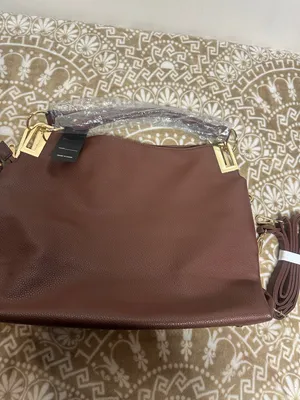 Dasein Hobo shoulder/ Crossbody Bag in soft faux leather with accent Rhinestones thumbnail 3