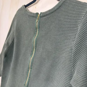 Vineyard Vines‎ Dark Sage Ottoman Shift Sheath Dress Crewneck 3/4 Sleeves thumbnail 8