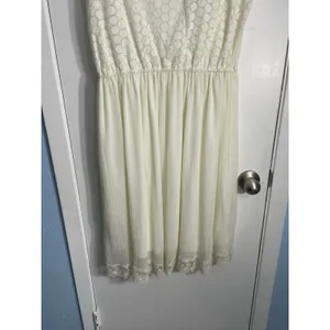 R Cinco Ranch Dress Large Off White Floral Lace Coastal Cowgirl Western NWT thumbnail 3