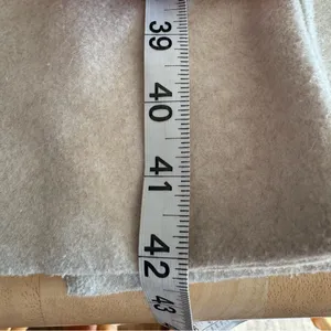 Zara Buttoned soft coat Sand size large shacket trench thumbnail 9