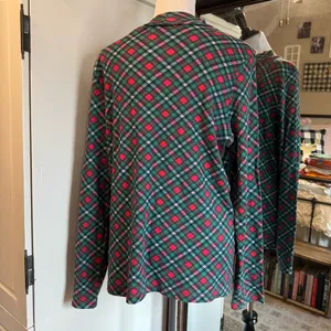 Kim Rogers XL Christmas Plaid Shirt thumbnail 3