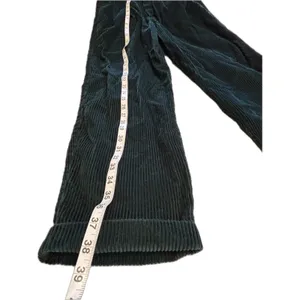 Eddie Bauer Corduroy Pants Womens Petite 10 Green Straight Leg High Rise thumbnail 2