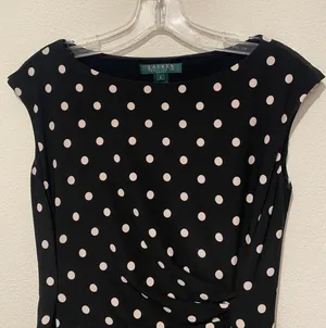 - Black and White Polkadot Dress thumbnail 2