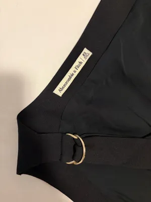 Abercrombie black halter vest thumbnail 4
