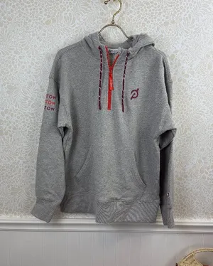 Peloton Women's Gray Relaxed Fit 1/2 Zip Sweatshirt - Size - XS - NWT thumbnail 1