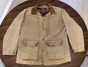 Vintage Woolrich Barn Coat Chore Jacket Mens Medium Blanket Lined Canvas thumbnail 1