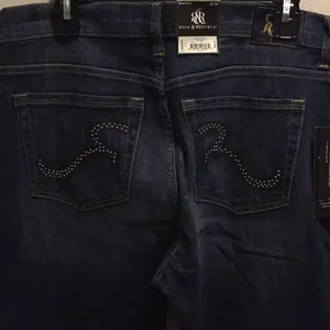Rock and Republic Huntressed Bootcut Jeans Size 16 NEW thumbnail 5