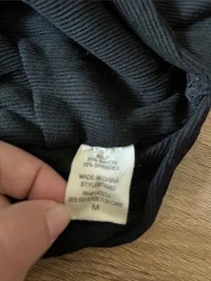 ILLA ILLA Black Ribbed Halter Crop Top thumbnail 4