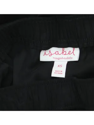 Isabel Maternity By Ingrid & Isabel High-Rise Wide Leg Maternity Pants Black XS thumbnail 3