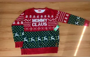 Tipsy Elves Mommy Claus Ugly Christmas Sweater thumbnail 1