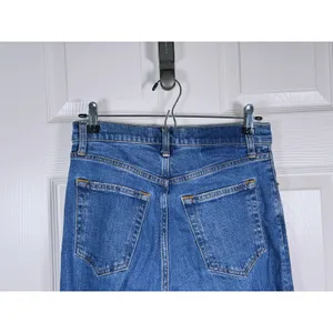 Abercrombie & Fitch 90s Slim Straight Ultra High Rise Jeans Size 27 Tall Blue thumbnail 6