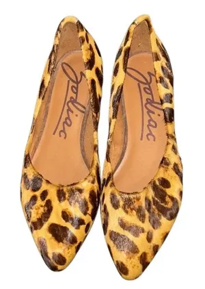 Zodiac Leopard Print Leather Slip on Flats(Size 7M) thumbnail 1