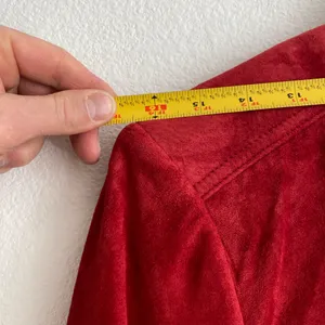 Valerie Stevens Women's Leather Red Motto Jacket - Large thumbnail 8