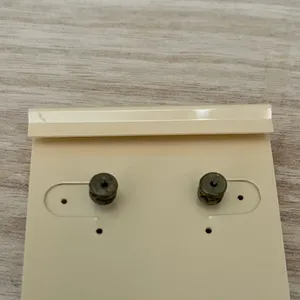 Kenneth‎ Cole Gold Pressed Metal Rectangle Stud Earrings thumbnail 2