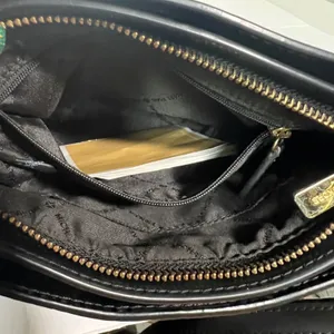 Michael‎ Kors Trisha Crossbody Women Medium Black Pebbled Leather Gold Hardware thumbnail 14