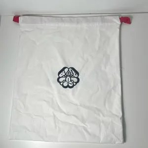 Alexander McQueen AMQ Authentic Large White Cotton Purse Bag Shoe Dustbag thumbnail 3