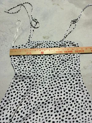 Gianni Bini GB NWT ivory Dress with Black Polka Dots XS MSRP$59 thumbnail 5