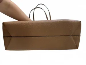 Tory Burch McGraw Leather Tote in Tiramisu Brown NWT thumbnail 4