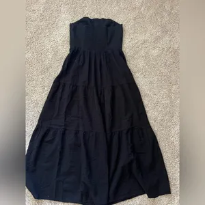 LOFT Beach Button Strapless Maxi Dress size 8 thumbnail 9