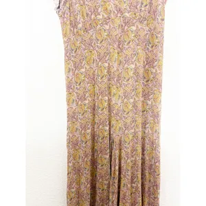 Anthropologie Matilda Ruffled Jumpsuit Size Medium Floral Jersey Bohemian thumbnail 7