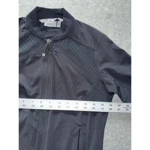 Athleta‎ Womens Jacket Black Full Zip Casual Stretchy Activewear Size Xsmall thumbnail 7