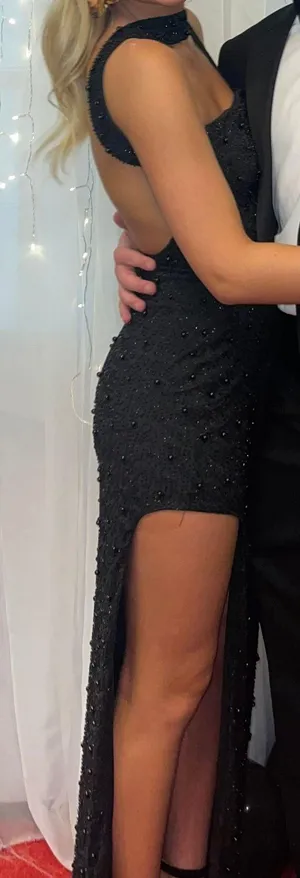 Long Black Formal Dress thumbnail 2