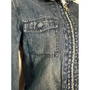 Vintage Ralph Lauren Polo Jeans Co Zip Denim Jacket‎ Small Blue 90s Y2K thumbnail 3